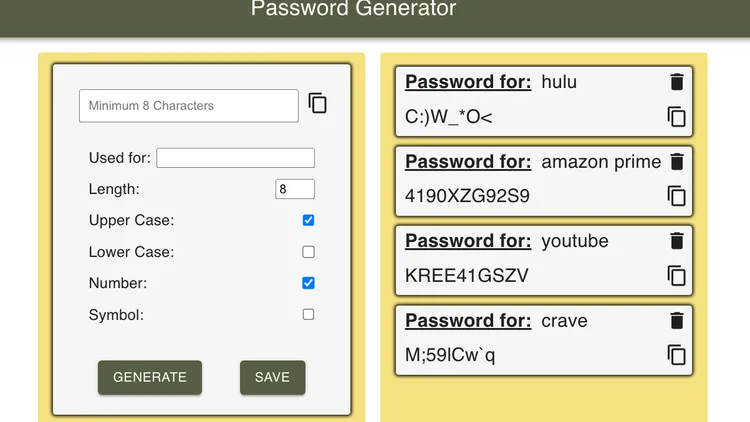 Password Generator